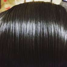 ArabianGoggles: Oil combed through hair.
