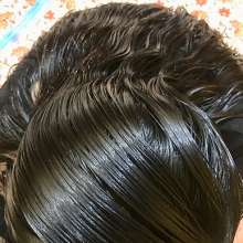ArabianGoggles: Oil combed through hair.
