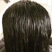 ArabianGoggles: Oil combed through hair.
