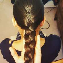 ArabianGoggles: Oil combed through hair.