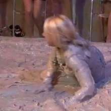 : Blonde Vs.  Brunette Mud Battle