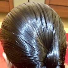 ArabianGoggles: Oil combed through hair.