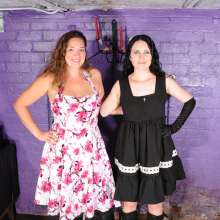 DungeonMasterOne: Maria and Honeysuckle cover each other's pretty dresses with mess!