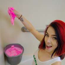 messyhot: Trinity May--slime N Foam for the First Time