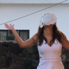 Dominic: Tiswas Girl Gets Pied in Every Outfit