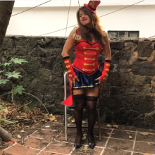 Dominic: Tiswas Girl Gets Pied in Every Outfit