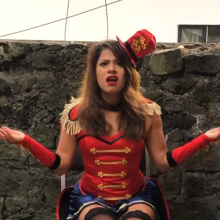 Dominic: Tiswas Girl Gets Pied in Every Outfit