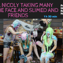 walking the plank: Special Nicoly taking many pies in the face and slimed and friends