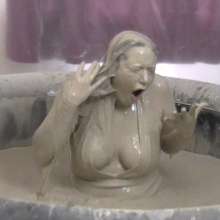 RevSlymsford: Judge Patience Bundle: Maria Tossed in Mudpit + Gunged