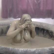 RevSlymsford: Judge Patience Bundle: Maria Tossed in Mudpit + Gunged