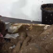 WamtasticUK: 3 Cute Guys in Smart Suits Pushed into Muddy Bath