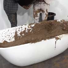 WamtasticUK: 3 Cute Guys in Smart Suits Pushed into Muddy Bath