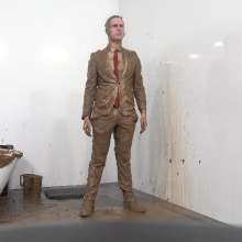 WamtasticUK: 3 Cute Guys in Smart Suits Pushed into Muddy Bath