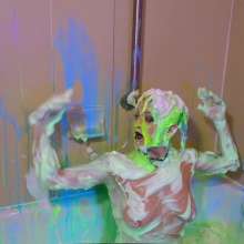 messyhot: Chikkin Slimed in a Vinyl Skirt--a Super Long Session
