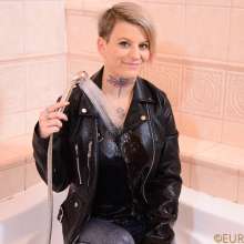 EuroWAM Team: Prime section video--jeans and leather jacket wetlook hunter