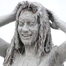 FOXY: Shibari and mud