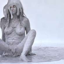 FOXY: Roxy covered in clay