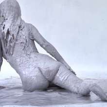 FOXY: Roxy covered in clay