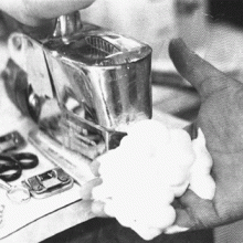 Lathermaster: Extreme shampoo and shaving in a barber shop or salon