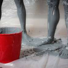 Jayce: Alice and Myself fully nude, Full Coverage stuck in mud, then play!