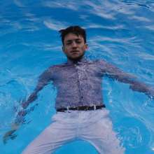 wamgame1: Nate in Swimming Pool Strips to Jockstrap