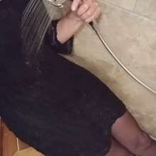 MadelineOasis: Oasis Video--A Little Black Dress and Corset In Shower