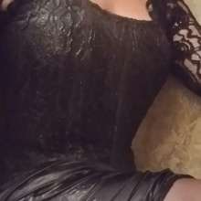 MadelineOasis: Oasis Video--A Little Black Dress and Corset In Shower