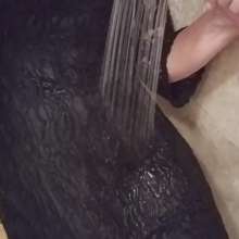 MadelineOasis: Oasis Video--A Little Black Dress and Corset In Shower