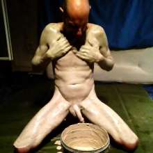 Dawamman: Rock Hard Solo Male Covered in Clay