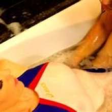 Chuck M: Bath time with Roshie and Charlotte