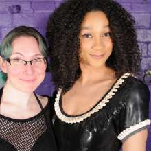 DungeonMasterOne: Rubbermaid vs Disco Pants: Friday latex, Cindy in Spandex!