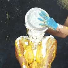 Custom Fetish Shoots: Sage Really Gets Rae Messy- Food-Tight Shot, No Goggles