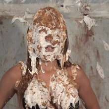 Anglefan: Pied and slimed Brazilian babe