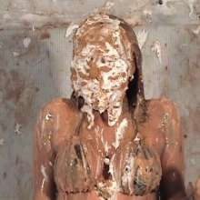 Anglefan: Pied and slimed Brazilian babe