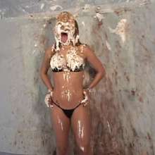 Anglefan: Pied and slimed Brazilian babe