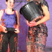 DungeonMasterOne: Rainwear gunge and cutting fun with Friday and Felicity!