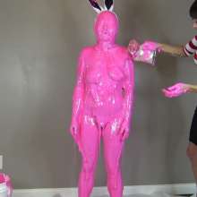 Jayce: Alice "Plastered" into a Peep then paint graffiti by me!