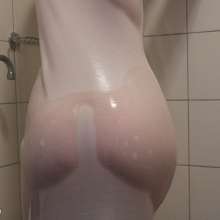 Wamtastic Jessica: Ann's White and Nude Shower
