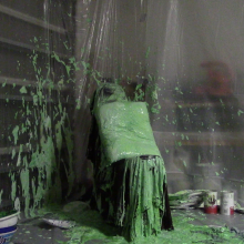 chocofan2: All green mess for St. Patrick's Day.