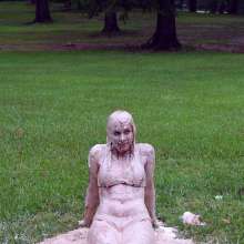 FunFilled Photography: Caley Gets Mega-messy with Pie/slime/ranch/mayo/syrup!