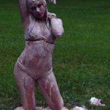 FunFilled Photography: Caley Gets Mega-messy with Pie/slime/ranch/mayo/syrup!
