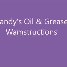CandyCustard: Candy's Oil and Grease Wamstructions