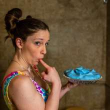 WildThang: New Download!  Clubbing Wife Gets Pied and Slimed Full Length