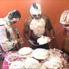 RevSlymsford: Curly, Larry + Moe: Pie Fight + Stripping At The Restaurant