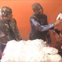 RevSlymsford: Curly, Larry + Moe: Pie Fight + Stripping At The Restaurant