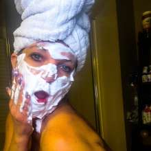 piemaster36: Coralyn Jewel Shaving Cream Photo Shoot