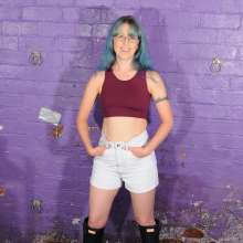 DungeonMasterOne: Denim Shorts Custard with Honeysuckle and Lady Jennifer
