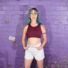 DungeonMasterOne: Denim Shorts Custard with Honeysuckle and Lady Jennifer