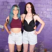 DungeonMasterOne: Denim Shorts Custard with Honeysuckle and Lady Jennifer