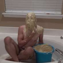 madgal566: Flour Mixture: Engulfed in the Tub